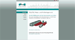 Desktop Screenshot of folitec.com
